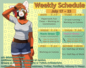 Weekly Schedule [7.17 ~ 7.23]