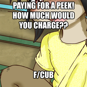 Paid to Peek YCH!