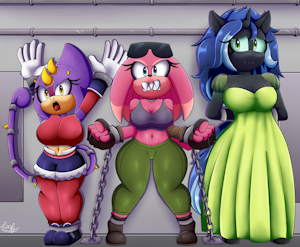 Salma, Aria-Na and Young Queen, New Agents of Eggman Nega