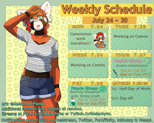 Weekly Schedule [7.24 ~ 7.30]