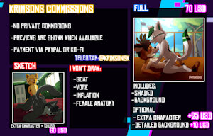 Commission info
