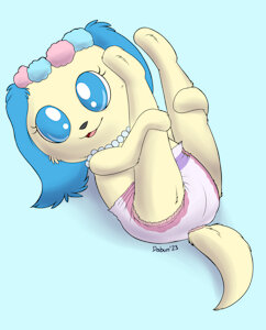 Sapphy diaper butt