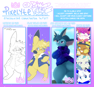 Discounted Commissions are open!