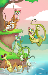 *W*_Snakes by the lake