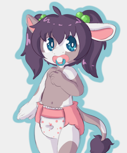 Curious Moo (Art by Cubcore)