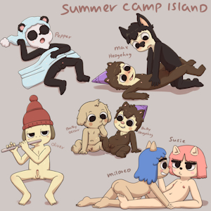 Summer Camp Island sketches