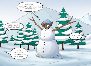 Etrius the Snowman