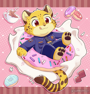 Clawhauser cheeb