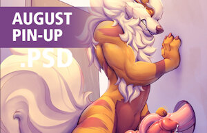 August Pin-Up 1: Arcanine