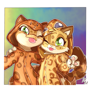 Leopard buddies