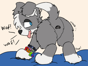 my robot dog, ricky