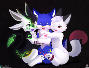 Triple the fun [Commission] (Speedpaint)