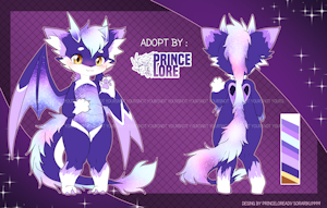 Glitter dragon adoptable