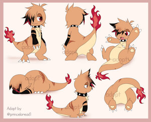 goth charmander adoptable