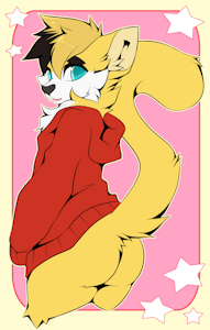Don´t look on ma butt, draw by slushie-nyappy-paws