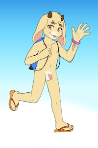 Cute nudist