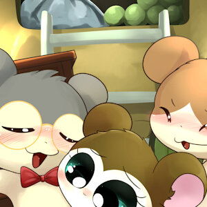Hamhams in the store room