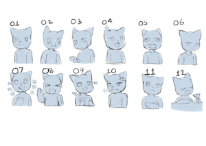 YCH commissions Telegram stickers ROO310
