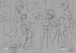 YCH AUCTION SWINGERS CUB BAR SEX