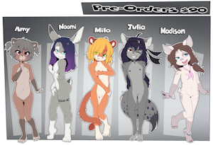 *ADOPTABLES* PRE-ORDERS 90$!