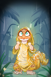 Raincoat gecko