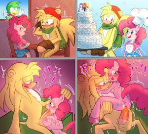 Bark and Pinkie Pie, The Ex-Merc and the Pastry Chef