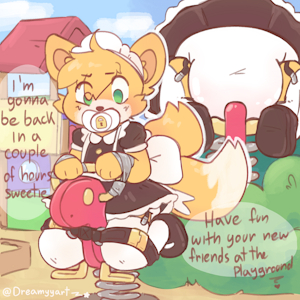 At the playground!