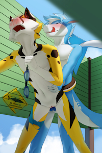 [Commission]Be aware of horny sharks