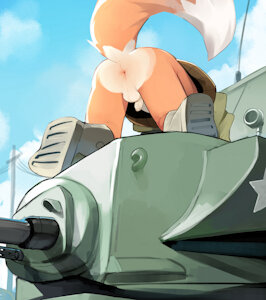 Tank crew boy