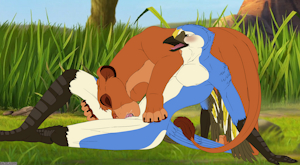 YCH: : Lioness Suckle