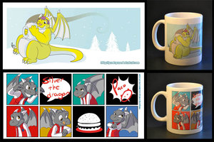 Dragon mugs