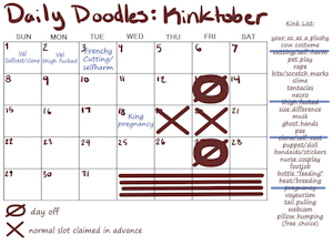 Daily Doodles: Kintober Edition