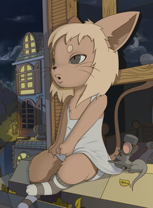 "If I Was A Cat" Childrens book project for art class