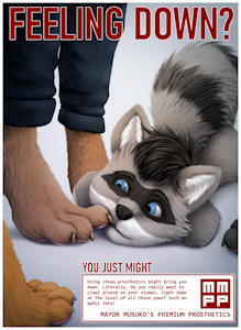 Stumpy PSA - Feeling Down? (art)