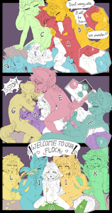 Welcome to our flock! Nikki welcome party [YCH OPEN]