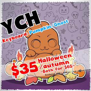 -=YCH: Pumpkin and Ghost=- [Open]
