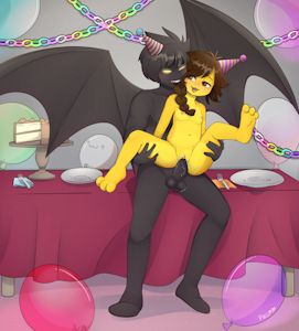 Cream-filled Birthday Froggy (Art by Pucco)