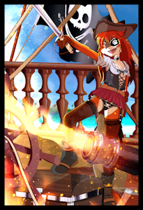 The Scarlet Pirate of the 7 Seas