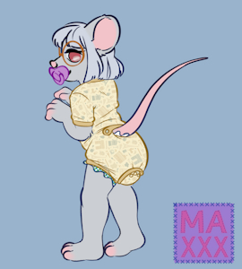 Diaper Dress-up (Art by Maxwtv)