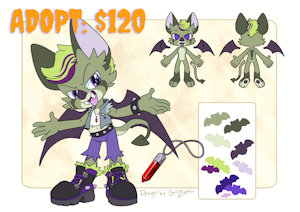 Adoptable- Bat Punk