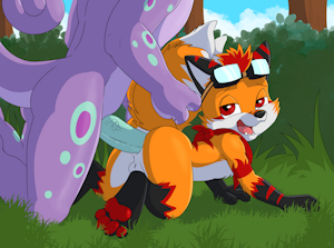 Forest Doggystyle Fox Hypno with Chameleon Bang Bang
