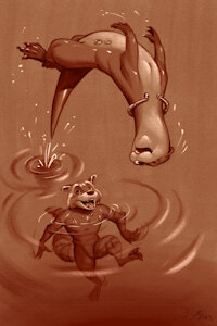 [$] Rocket's Swimming Lesson