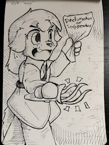 "Map" - Day 5 Inktober 2023