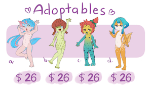 Frogs for adoption (4/4) cubs/preteens