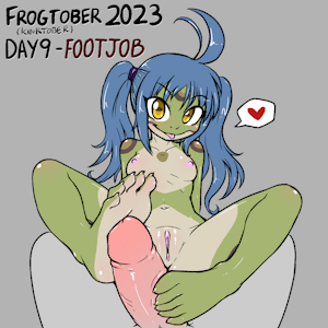 Frogtober 2023 ( +Kinktober ) Day 9 - Footjob