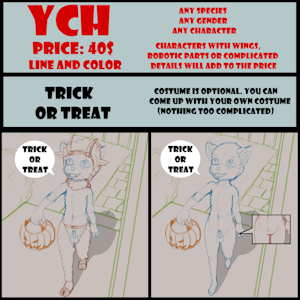 Halloween YCH - Trick or Treat