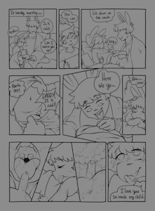 Unfinished comic