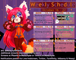 Weekly Schedule [10.16 ~ 10.22]