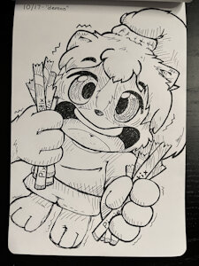 "Demon" - Day 17 Inktober 2023