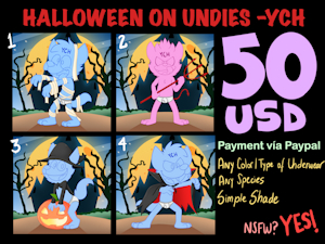 HALLOWEEN ON UNDIES YCH